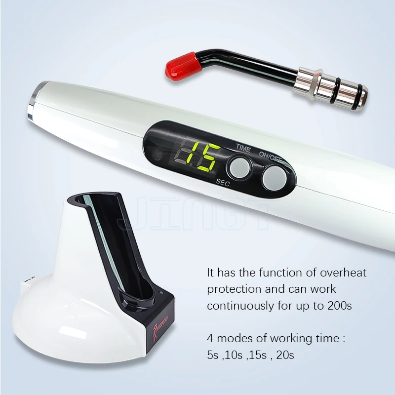 Teeth Whitening Kit Professional - Dental Curing Light Woodpecker LED B