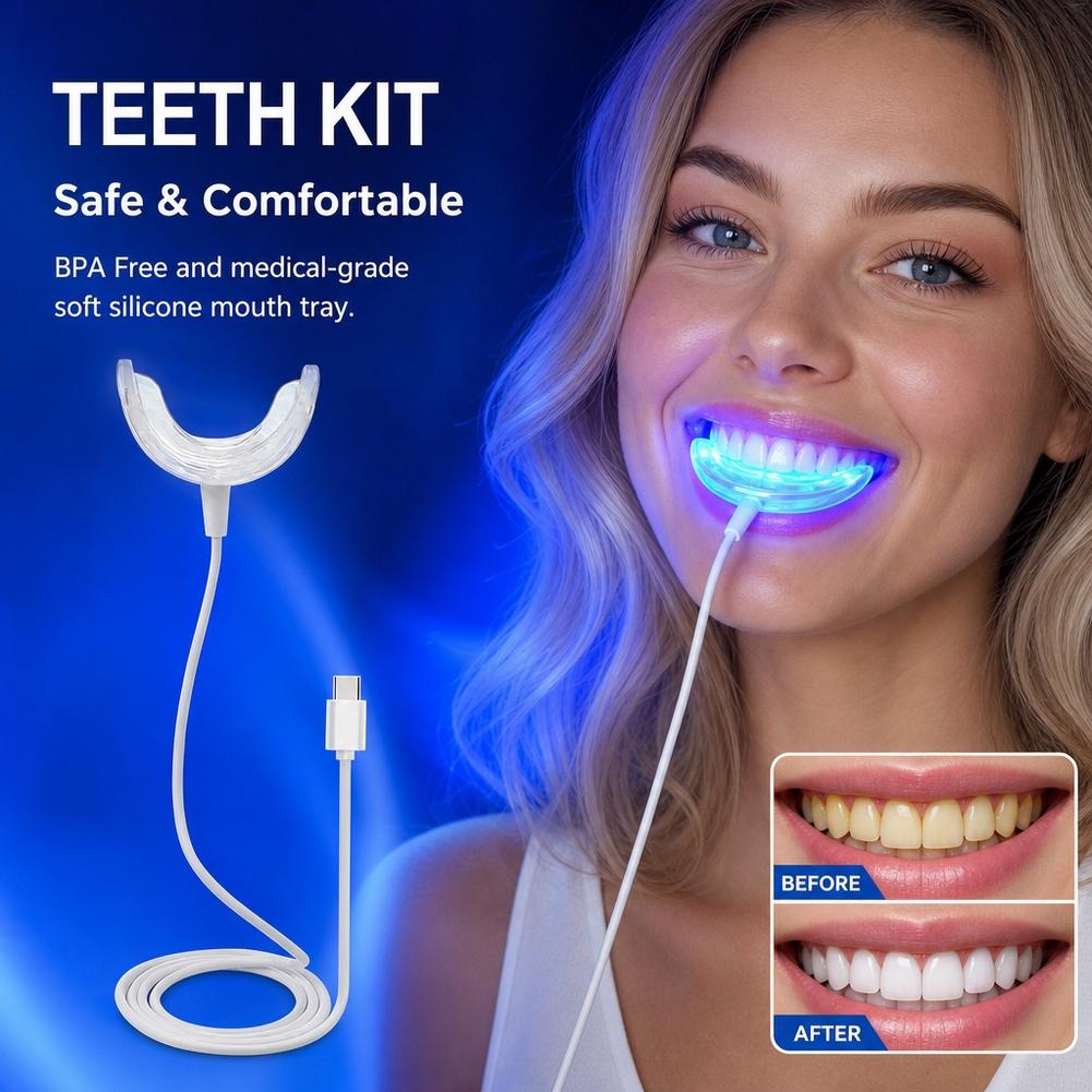 Teeth Whitening With Blue Light - Teeth Whitening Accelerator Smart LED Blue