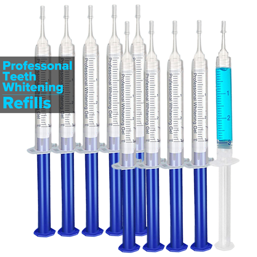 Teeth Whitening Remedies - Teeth Whitening Gel Refill Syringe Tooth