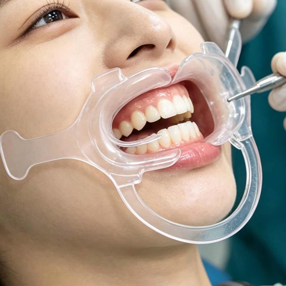 Teeth Whitening Zoom - C Shape Dental Mouth Opener Transparent