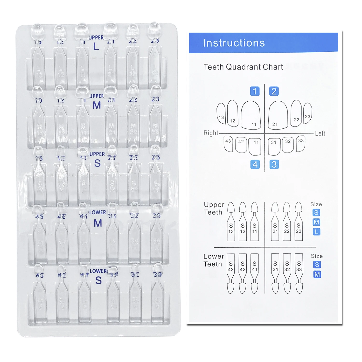 32pcs/Set Dental Veneer Mould  - Teeth Whitening Zoom 评论和价格