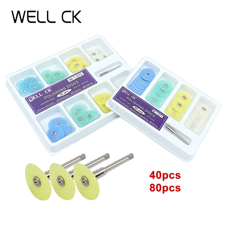 WELL CK 40/80Pcs Dental Polish - Teeth Whitening Kit Professional 评论和价格