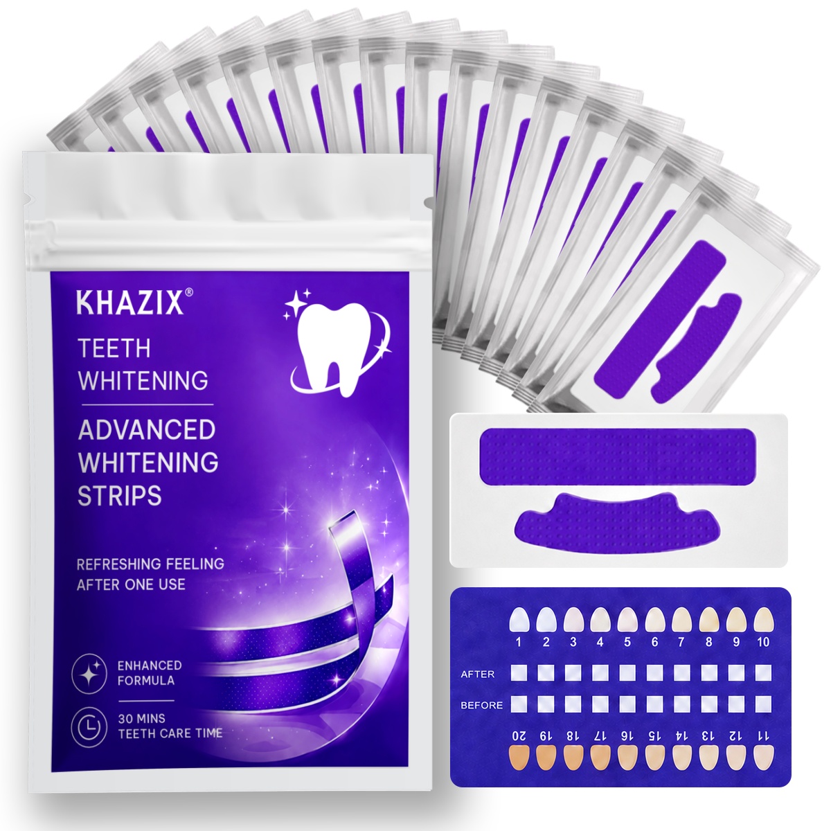 1/7 Pairs Teeth Whitening Stri - Teeth Whitening Strips Permanent 评论和价格