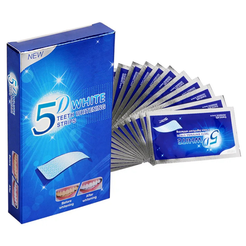 1-12pcs 5D Whitening Teeth Sti - Teeth Whitening Strips Permanent 评论和价格