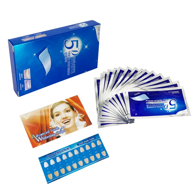 1-12pcs 5D Whitening Teeth Sti - Teeth Whitening Strips Permanent 评论和价格