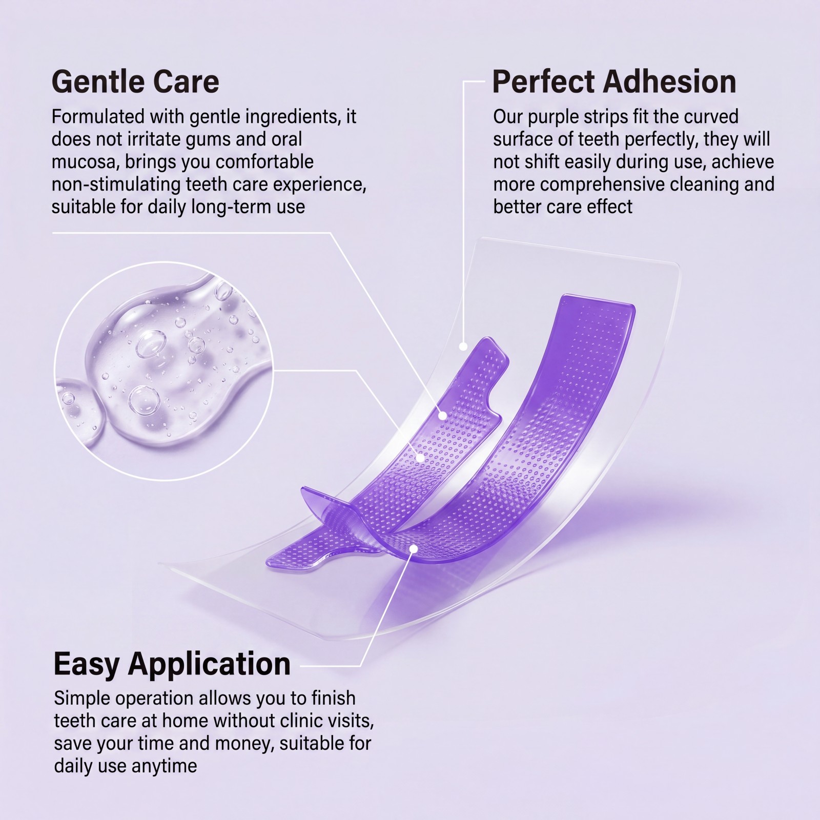 Purple Teeth Whitening Strips  - Teeth Whitening Strips Permanent 评论和价格