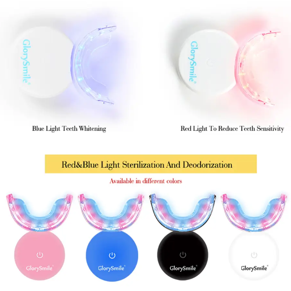 Wireless Red and Blue Light Te - Teeth Whitening With Blue Light 评论和价格