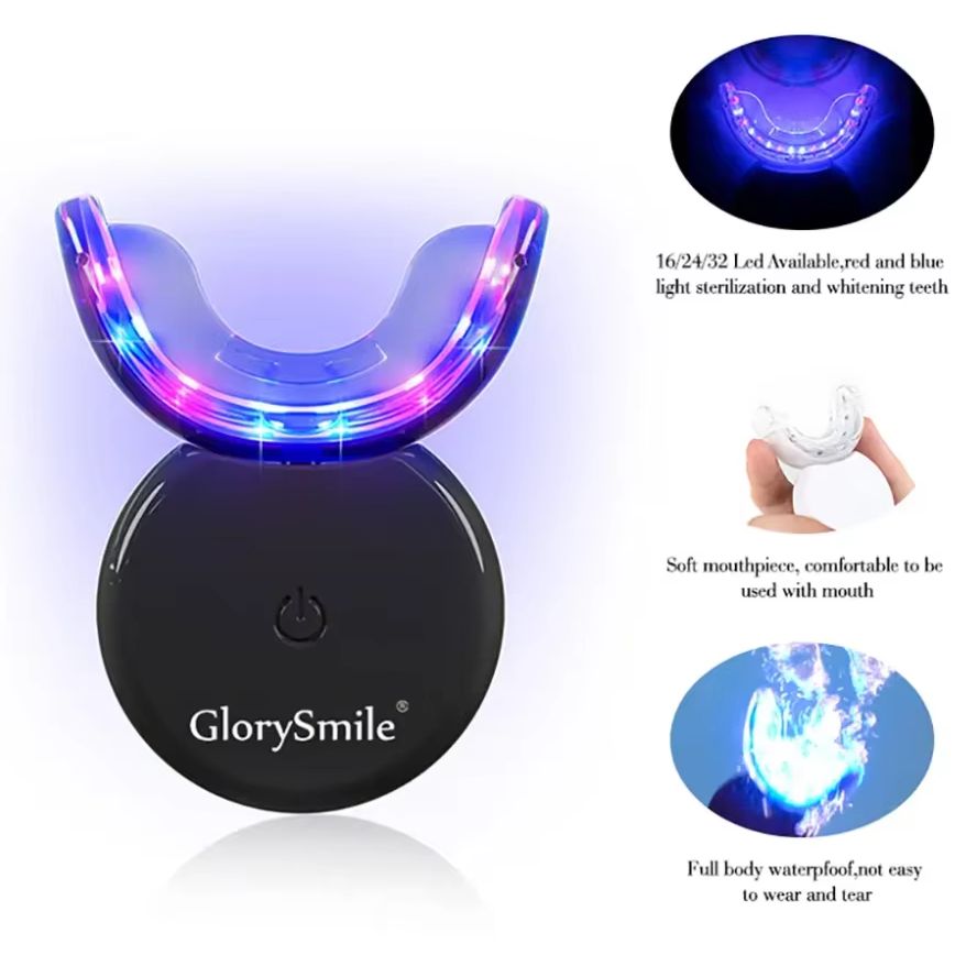Wireless Red and Blue Light Te - Teeth Whitening With Blue Light 评论和价格