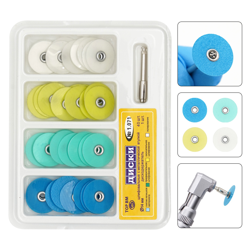 40Pcs/Box Dental Polishing Dis - Teeth Whitening Kit Professional 评论和价格