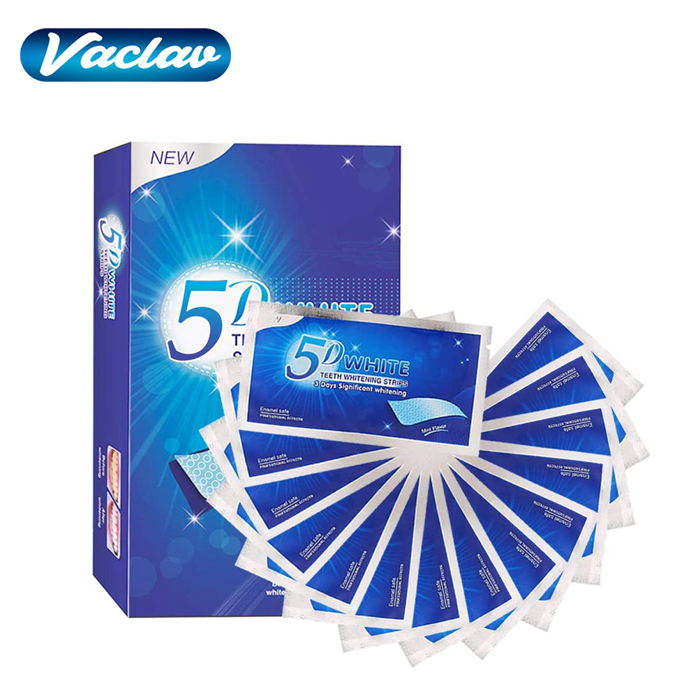 5D White Teeth Whitening Strip - Teeth Whitening Strips Permanent 评论和价格
