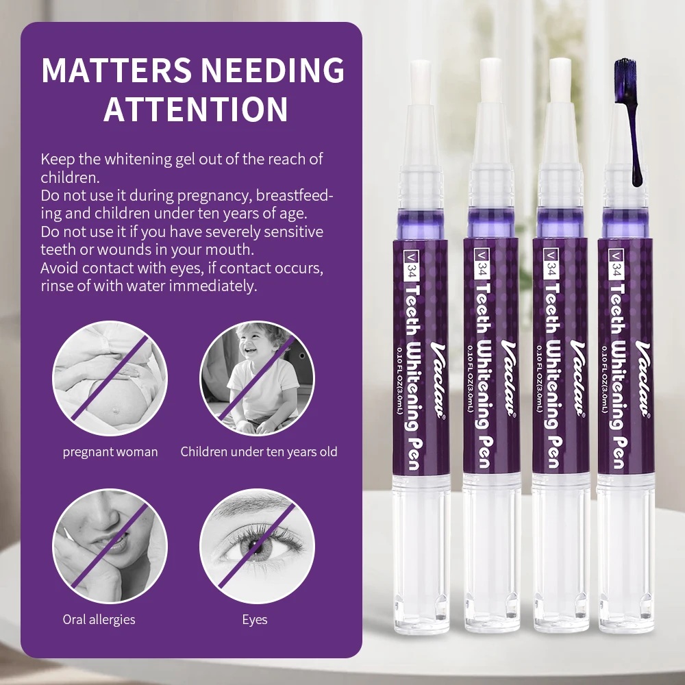 Vaclav V34 Purple Teeth Whiten - Teeth Whitening Remedies 评论和价格