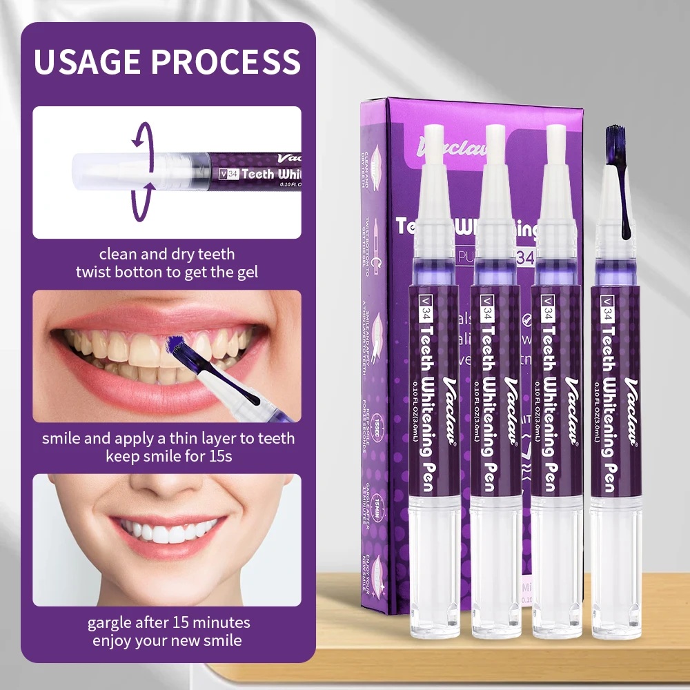 Vaclav V34 Purple Teeth Whiten - Teeth Whitening Remedies 评论和价格