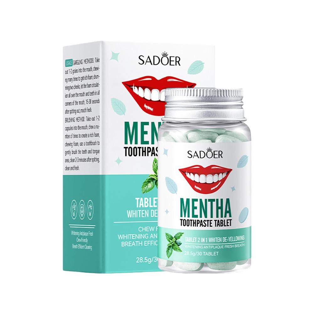 Mint Solid Toothpaste Tablets  - Teeth Whitening Remedies 评论和价格